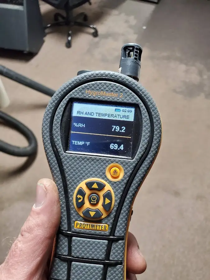 Moisture meter humidity assessment for Mold Remediation & Removal in New Albany